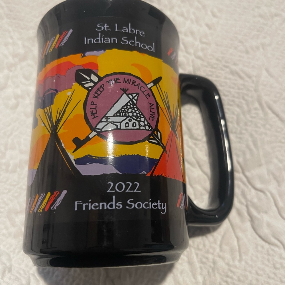 St. Labre Indian School Black Mug 2022